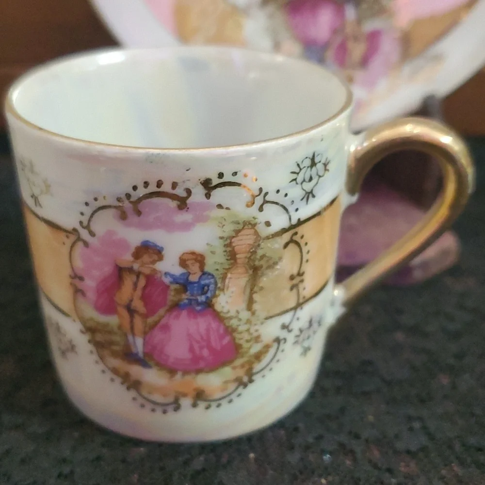 Vintage‎ Inarco Mini Tea Cup & Saucer Made in Japan